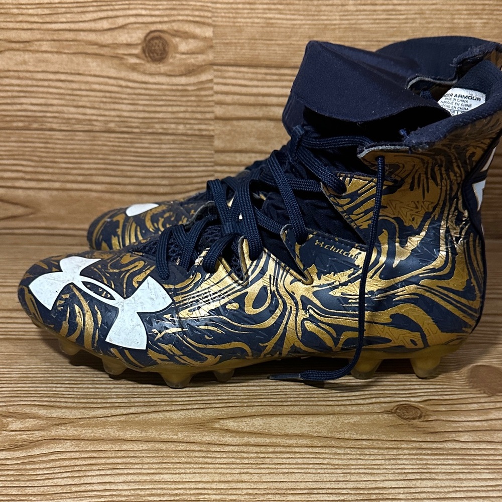 Under Armour Gold and Black Athletic Shoes